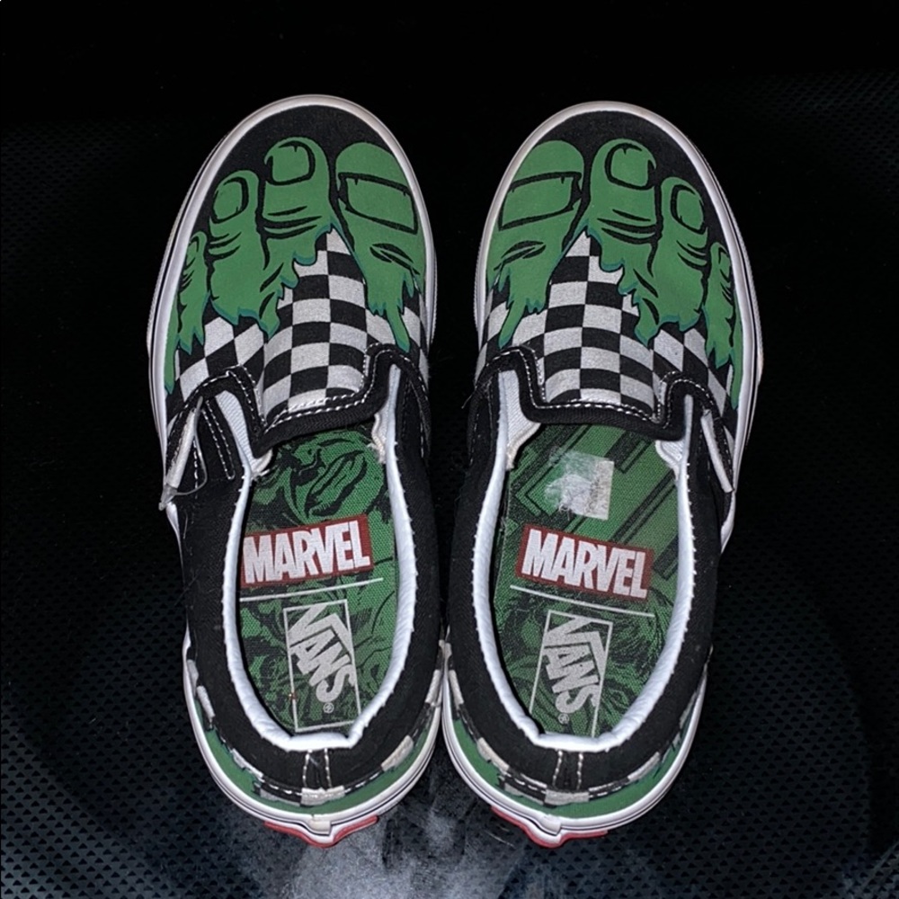 Marvel hulk vans size 1 barely used